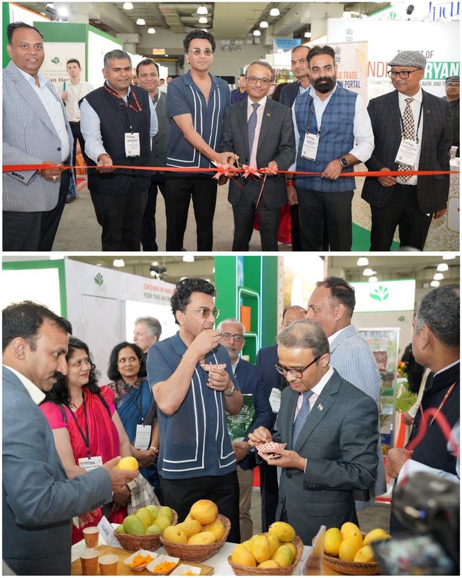 Image from: Over 70 Indian exhibitors showcase products at food trade show in New York