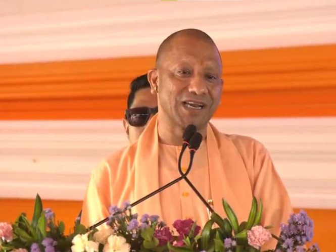 Image from: "Those who lathi-charged 'people for chanting Jai Shri Ram now speak of 'Ram Bhakti': CM Yogi attacks SP, Congress