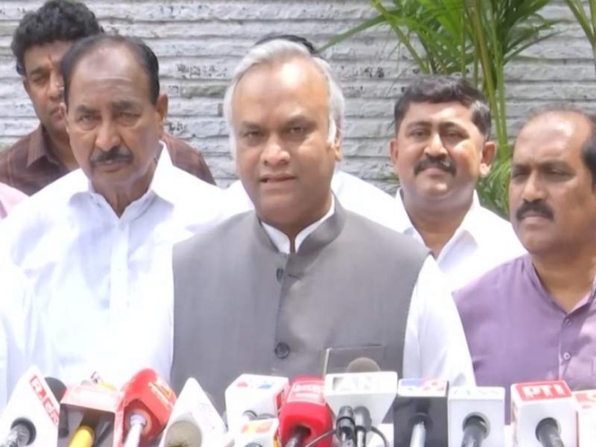 Image from: Karnataka Minister Priyank Kharge says "ECI made no replies on SIR objections", calls poll body "puppets"