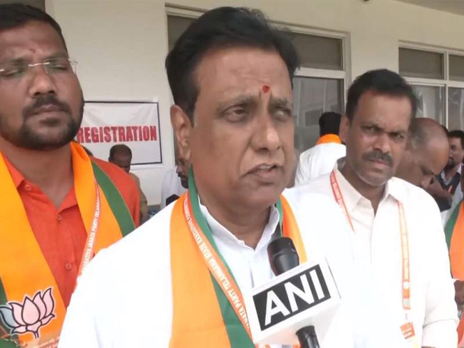 Image from: "Sending jitters to Congress as well as BRS": NV Subash on Nitin Nabin's Telangana visit