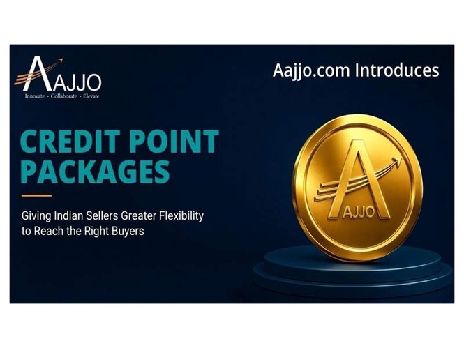 Image from: Aajjo.com Introduces Credit Point Packages — Giving Indian Sellers Greater Flexibility to Reach the Right Buyers