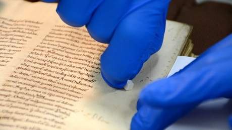 Image from: For the First Time, Scientists Can Extract Hidden DNA Preserved in 1,300-Year-Old Manuscripts Without Damaging Them