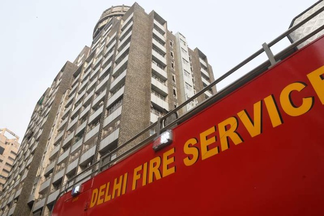 Image from: Fire breaks out at Connaught Place’s Parikrama restaurant, no injuries