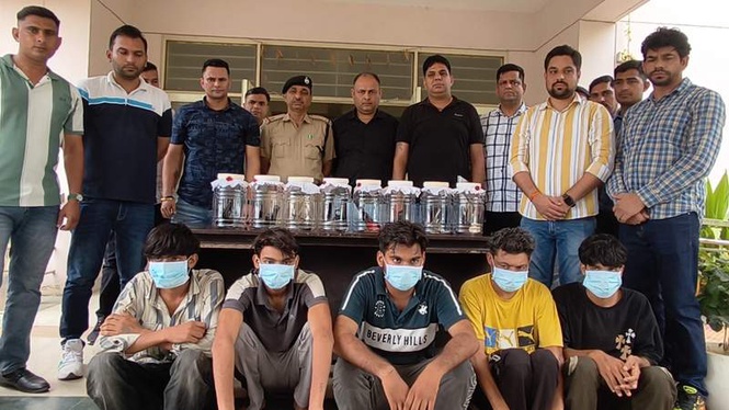 Image from: Karnal police arrest 6 linked to Goldy Brar gang, foil 2 murder plots
