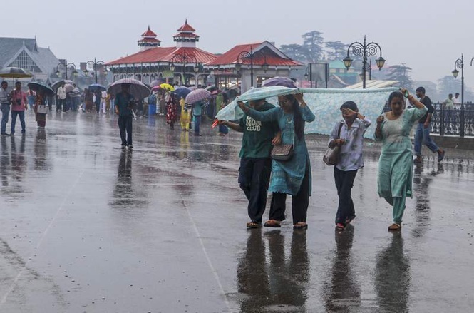 Image from: Monsoon advances further in Himachal; heavy rain likely from July 1