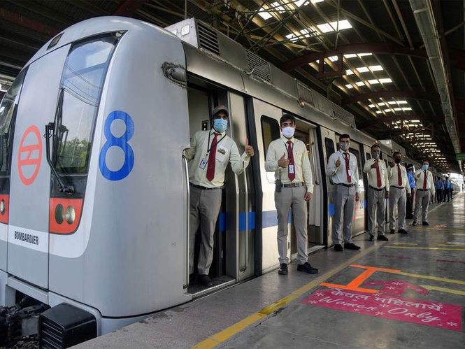 Image from: Delhi Metro opens Delhi Ridge Interpretation Centre at Patel Chowk Station