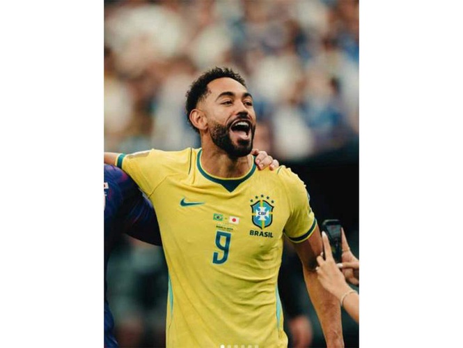Image from: FIFA World Cup 2026: Brazil’s Cunha channels ’Humble’ reply after win over Japan, refers to five World Cup titles