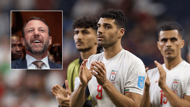 Image from: Donald Trump ally 'so happy' that Iran are out of World Cup: 'I did a happy dance'