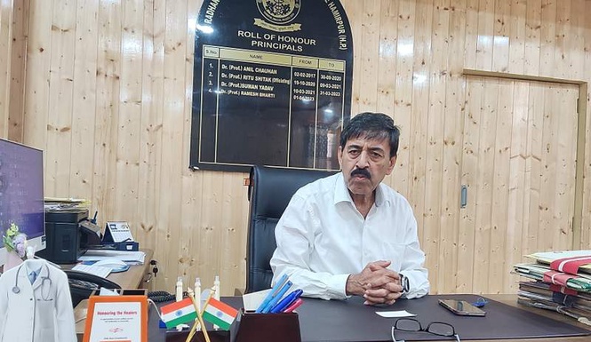 Image from: Health horizon expands: With Rs 350-cr campus nearing completion, Hamirpur medical college prepares to shift to its permanent home