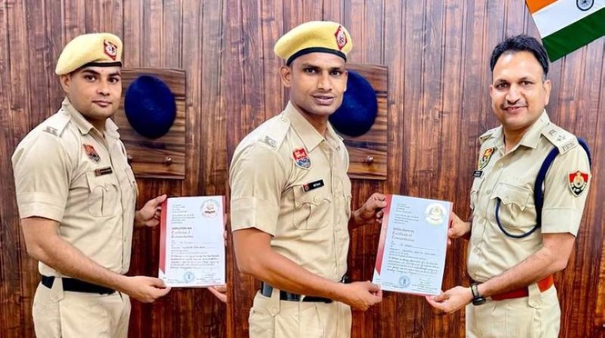 Image from: Narcotics Control Bureau honours three Gurugram traffic constables