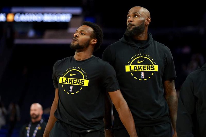 Image from: What LA Lakers have already ‘guaranteed’ about Bronny James’ future after LeBron decides to leave