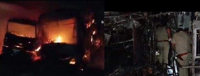 Image from: 13 killed in two expressway bus accidents in Rajasthan, UP