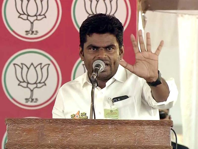 Image from: "Stand by every single remark": K Annamalai says DMK's TR Baalu withdraws defamation case against him