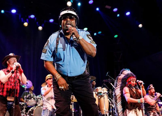 Image from: Donald Trump pays emotional tribute to YMCA singer Victor Willis after hit became rally anthem