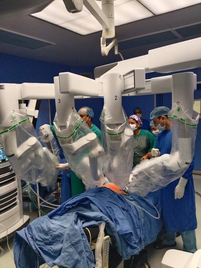 Image from: Robotic surgery at SLBS Government Medical College, Ner Chowk, is transforming cancer treatment and minimally invasive care, bringing world-class surgical technology closer to patients in Himachal Pradesh