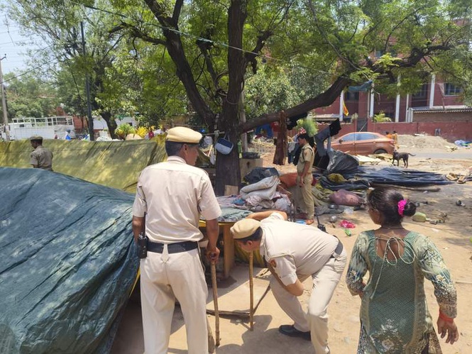 Image from: 70 encroachments removed in Panchkula
