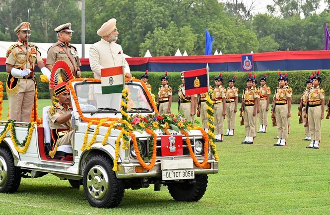 Image from: L-G Sandhu calls for humane, technology-driven policing