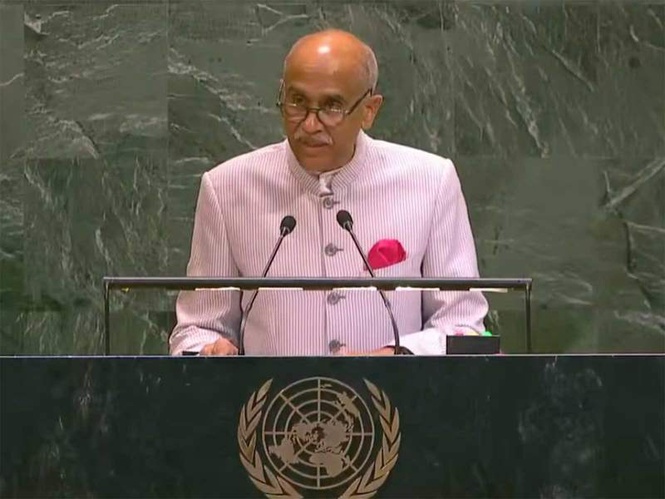 Image from: India demands political will for CCIT adoption at UN, blasts global 'double standards' on terror