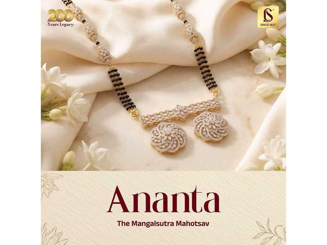 Image from: Chandukaka Saraf Celebrates 200 Years of Legacy with the Launch of the ’Ananta Mangalsutra Collection’