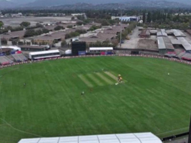 Image from: LA 2028 cricket venue hosts first-ever competitive match, Major League Cricket teams in action