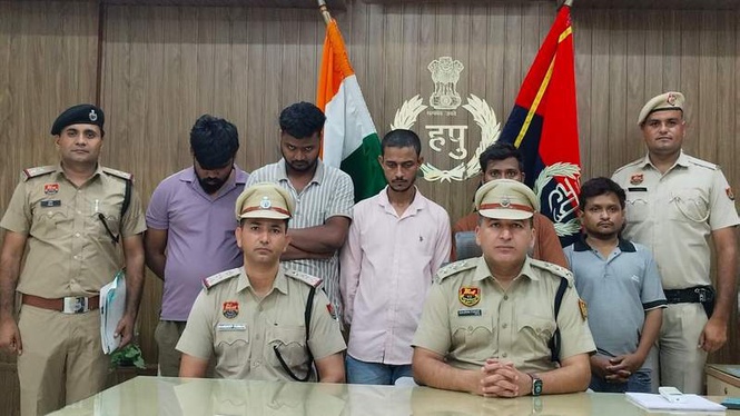 Image from: Gurugram cyber police bust reward-point fraud racket; 6 arrested