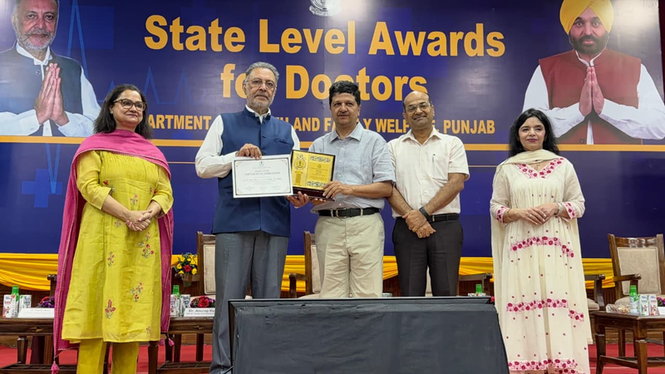 Image from: Punjab govt honours 59 doctors with state-level awards on National Doctors’ Day
