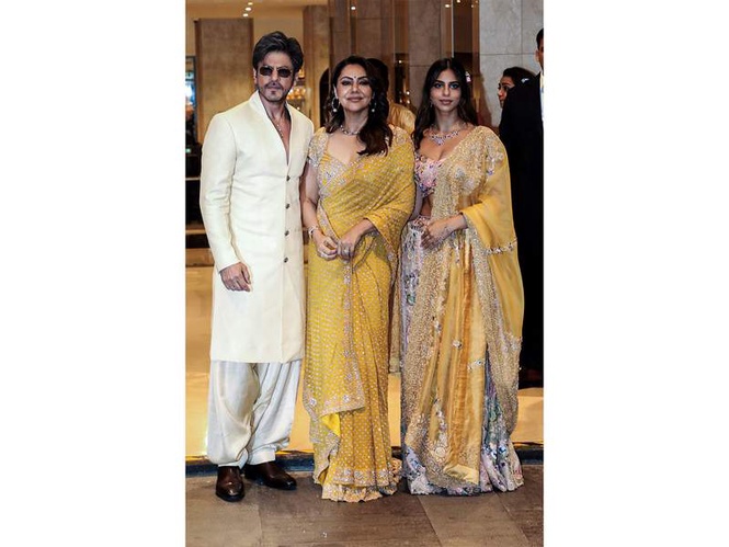 Image from: Gauri Khan, Suhana celebrate "special moment" as SRK unveils Knight Riders cricket ground on his mother's birthday