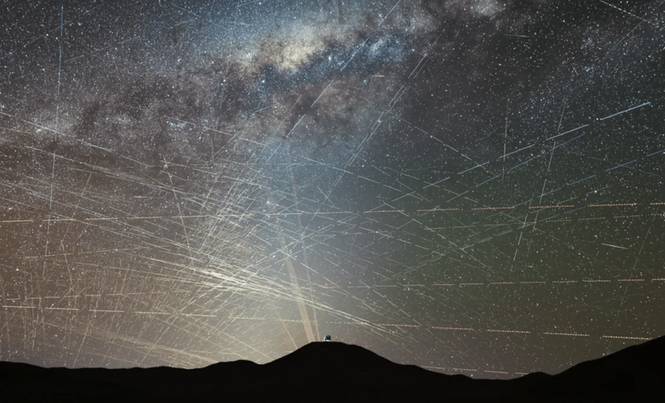 Image from: Astronomers Warn A Single Satellite Project Could Change The Night Sky Forever