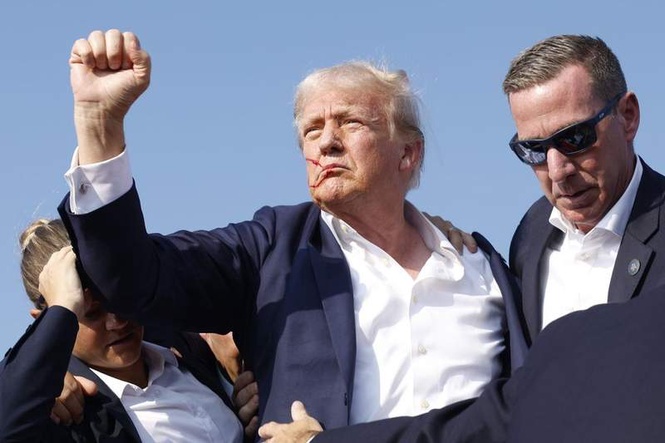 Image from: Secret Service KNEW gunman was armed and in position for two minutes before he shot Donald Trump