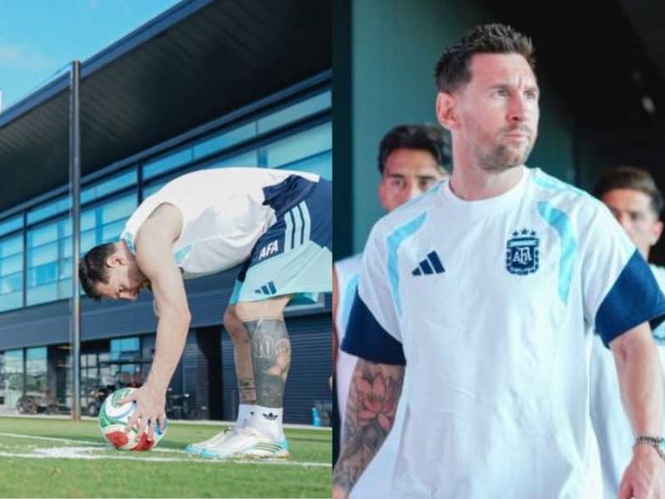 Image from: FIFA World Cup 2026: Messi shares training glimpse ahead of Argentina’s Cabo Verde R32 clash