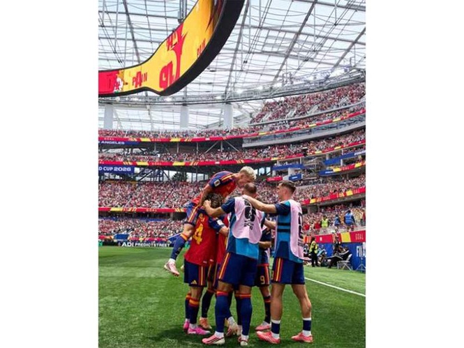 Image from: FIFA World Cup 2026: Austria head coach Rangnick praises Spain after 3-0 defeat in Round of 32