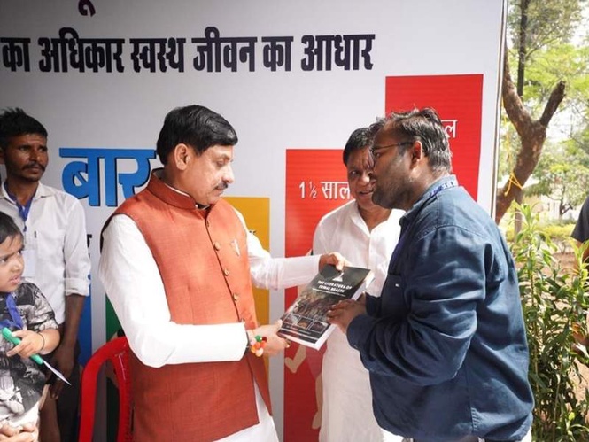 Image from: Dr. Pranjal Upadhayay Presents Landmark Publication on Tribal Health Research and Public Health Innovation to CM Mohan Yadav