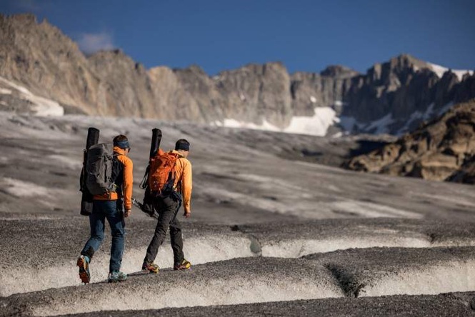 Image from: Swiss glaciers rapidly lose protective snow in punishing European heatwave