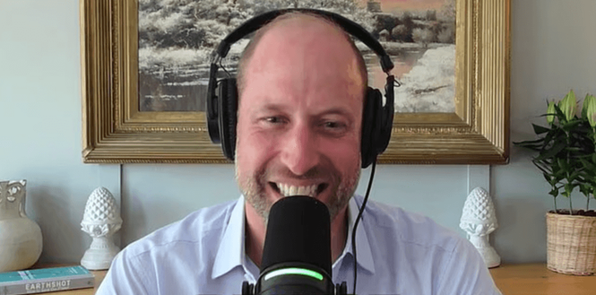 Image from: Travis Kelce reveals Prince William as special podcast guest just hours before his wedding