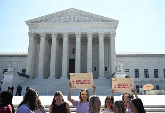 Image from: US states defying transgender athlete laws face fresh scrutiny after Supreme Court decision