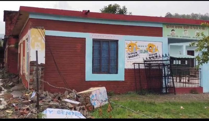 Image from: Himachal’s Jawali primary school reopens after two-day shutdown over land row