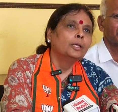 Image from: In patriarchal Haryana, a woman at helm of BJP affairs