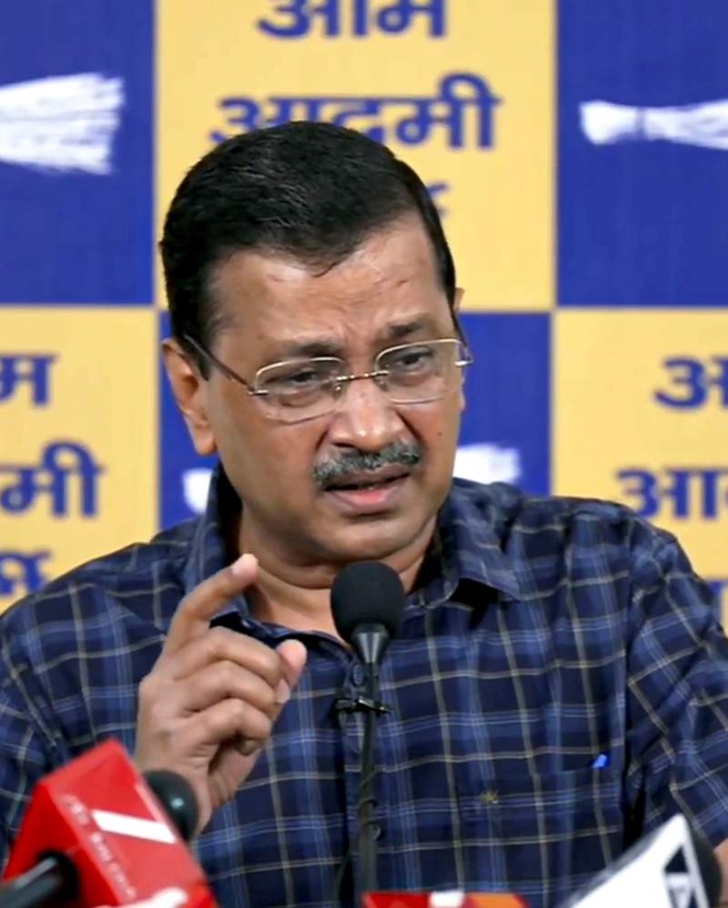 Image from: Resignations, arrests in Ram Mandir donation theft only to mislead people: Arvind Kejriwal