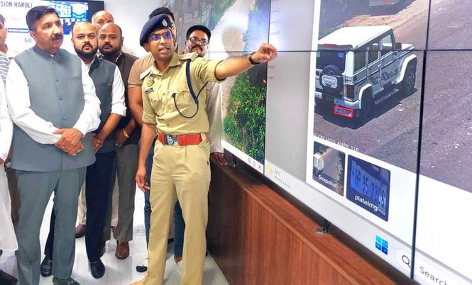 Image from: Himachal’s first wireless CCTV centre opened in Haroli