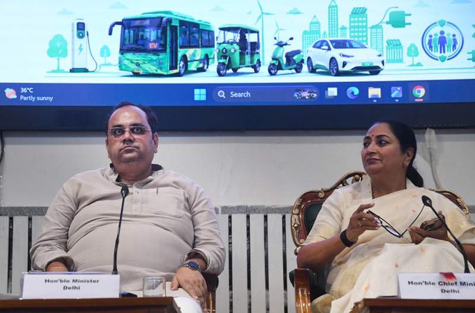 Image from: Delhi Chief Minister launches EV subsidy portal