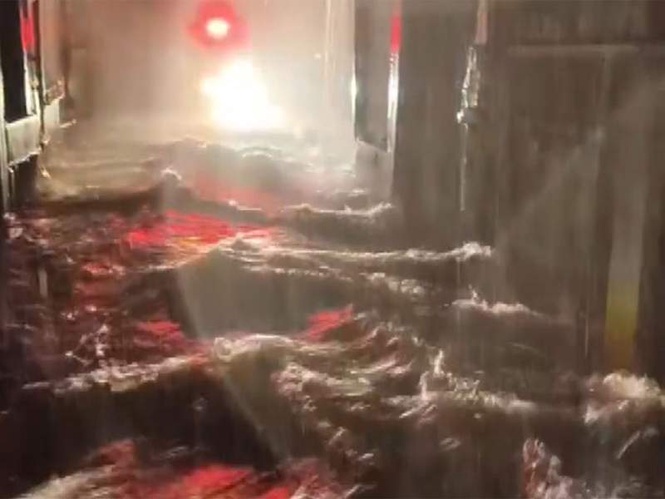 Image from: Heavy rainfall causes waterlogging in parts of Rajasthan's Dungarpur