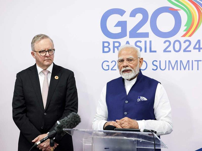 Image from: “Look forward to strengthening Australia and India’s deep partnership”: Australian PM ahead of PM Modi’s visit