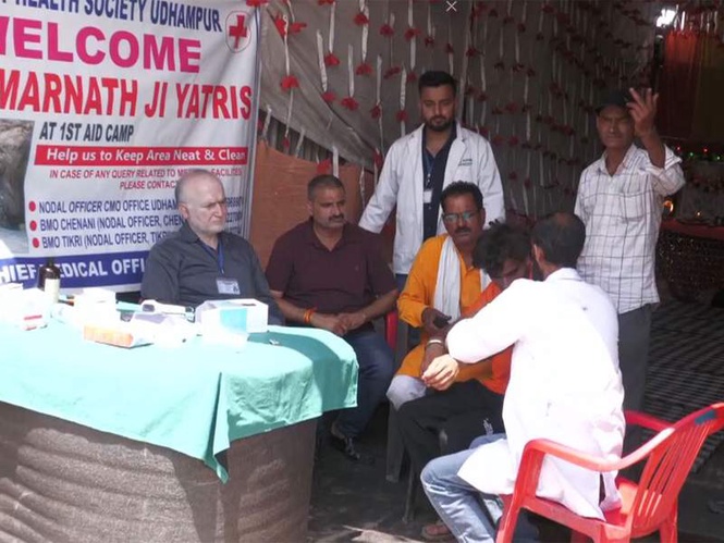 Image from: J-K: Udhampur Health Department ramps up medical support on NH-44 for Amarnath Yatra pilgrims