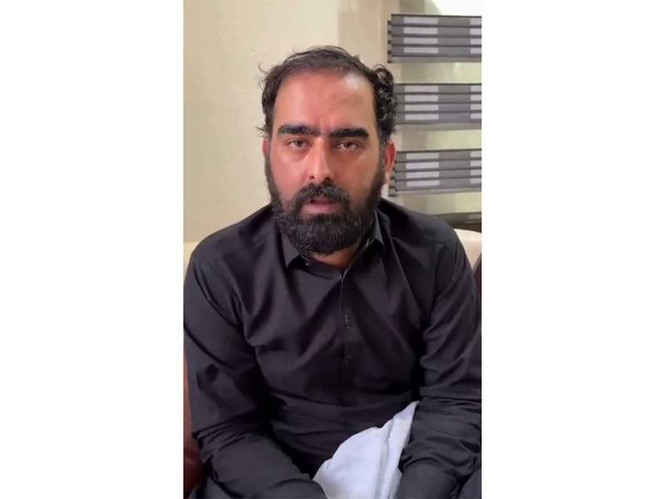 Image from: “Cruelty at its peak,” Awami Action committee member Sardar Aman Khan calls on people of Jammu-Kashmir to support PoJK July 5 protest against Pakistan