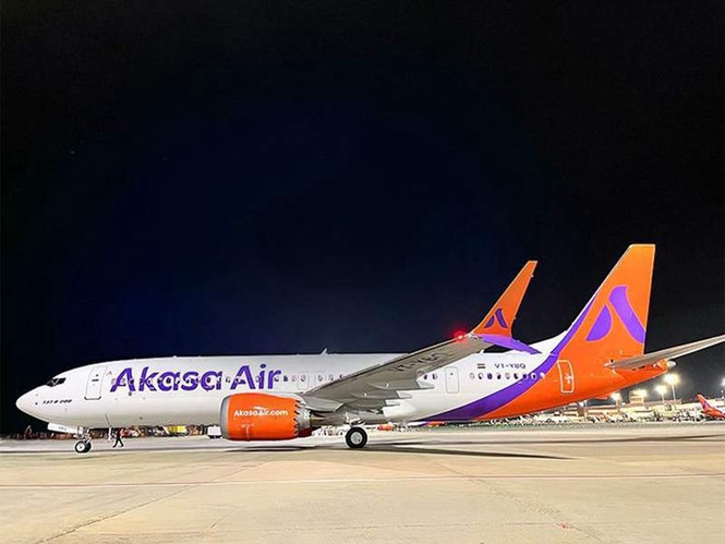 Image from: Akasa Air hits major milestone with 40th aircraft induction; continues rapid fleet expansion