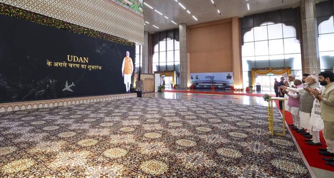 Image from: PM Modi launches next phase of UDAN, inaugurates new terminal at Jodhpur airport