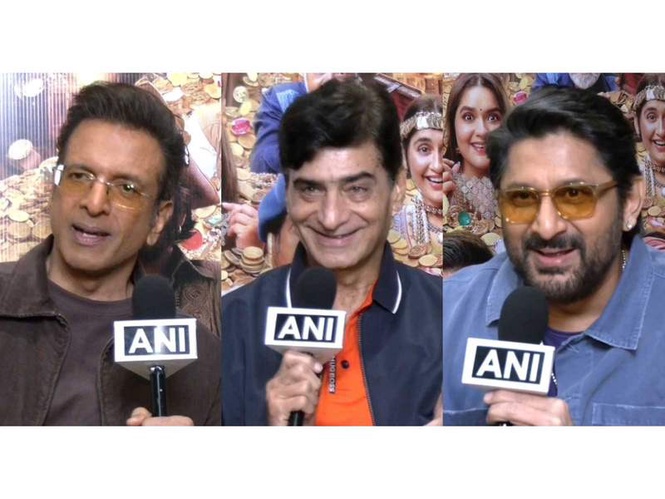 Image from: "Dhamaal ki franchise 4th part tak nahin rukne wali...": Arshad Warsi, Jaaved Jaaferi, Indra Kumar