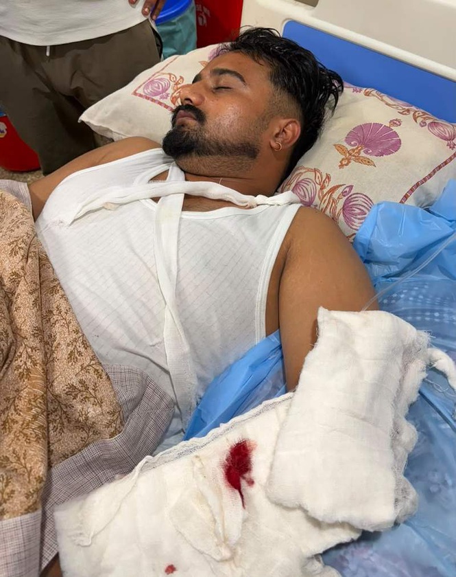 Image from: Youth shot multiple times after argument turns violent in Banur