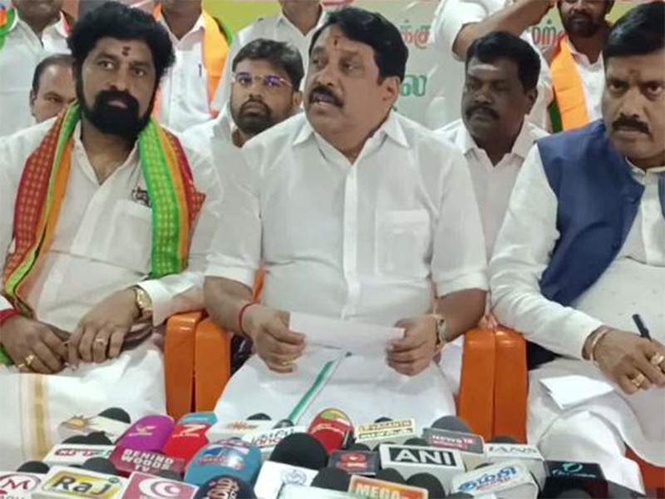 Image from: "Horse-trading going underway in Tamil Nadu, law and order in disarray": State BJP chief Nainar Nagendran