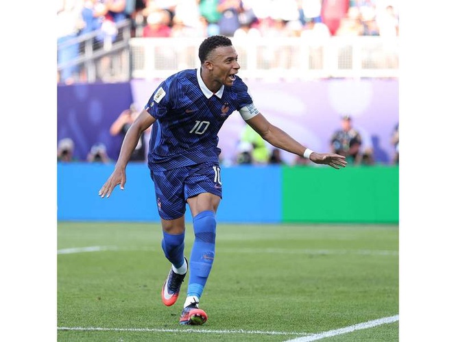 Image from: "A day at work": Mbappe after France's win over Paraguay in FIFA World Cup 2026 R-16 clash